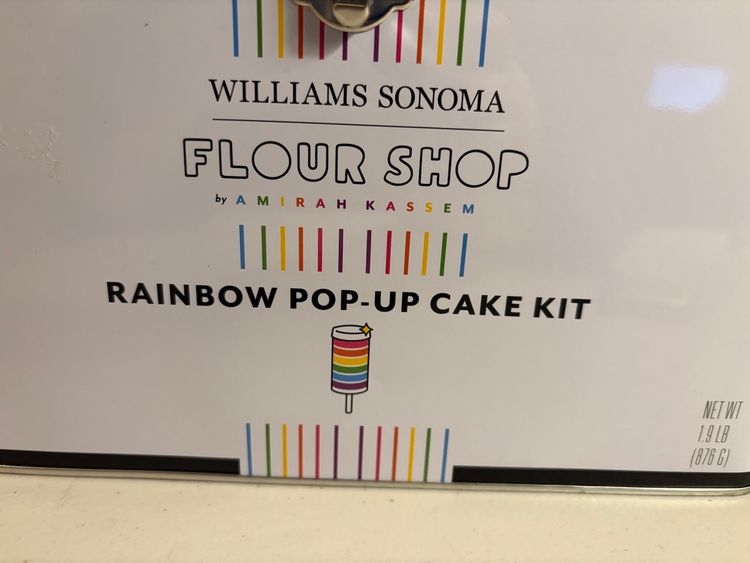 Williams Sonoma Rainbow Pop-Up Cake Kit