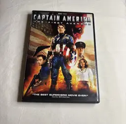 Captain America First Avenger DVD 2011 Marvel Action Movie Very Good