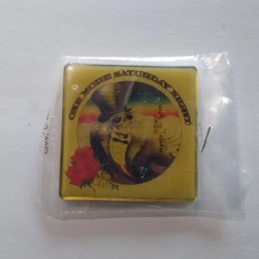 Grateful Dead Vintage Magnet Licensed Stanley Mouse One More Saturday Night Skeleton