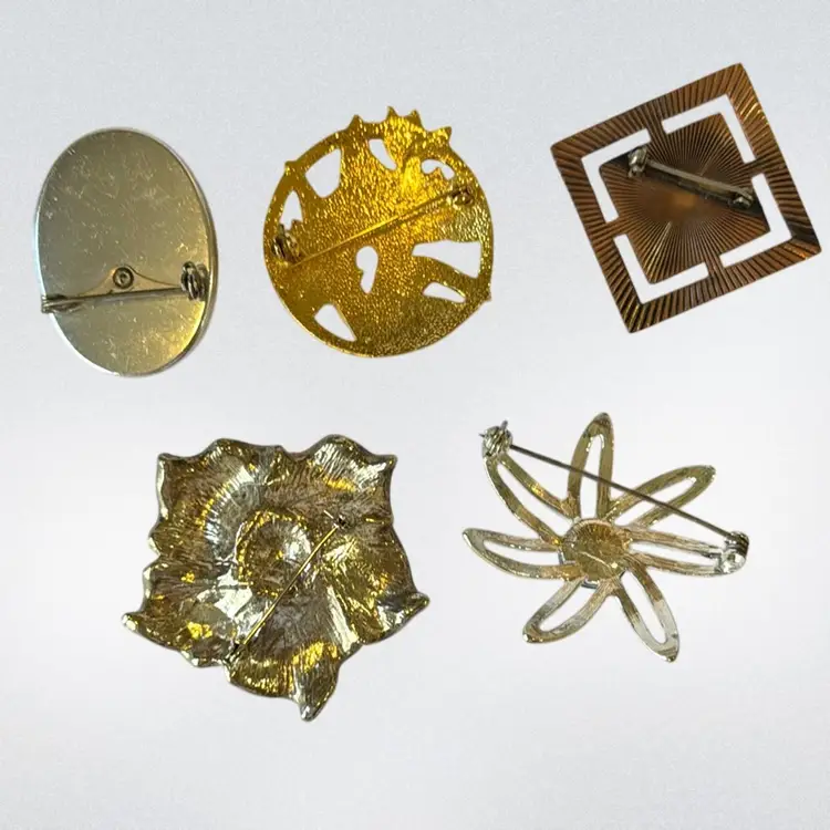 Flower Power Assorted Floral Brooches