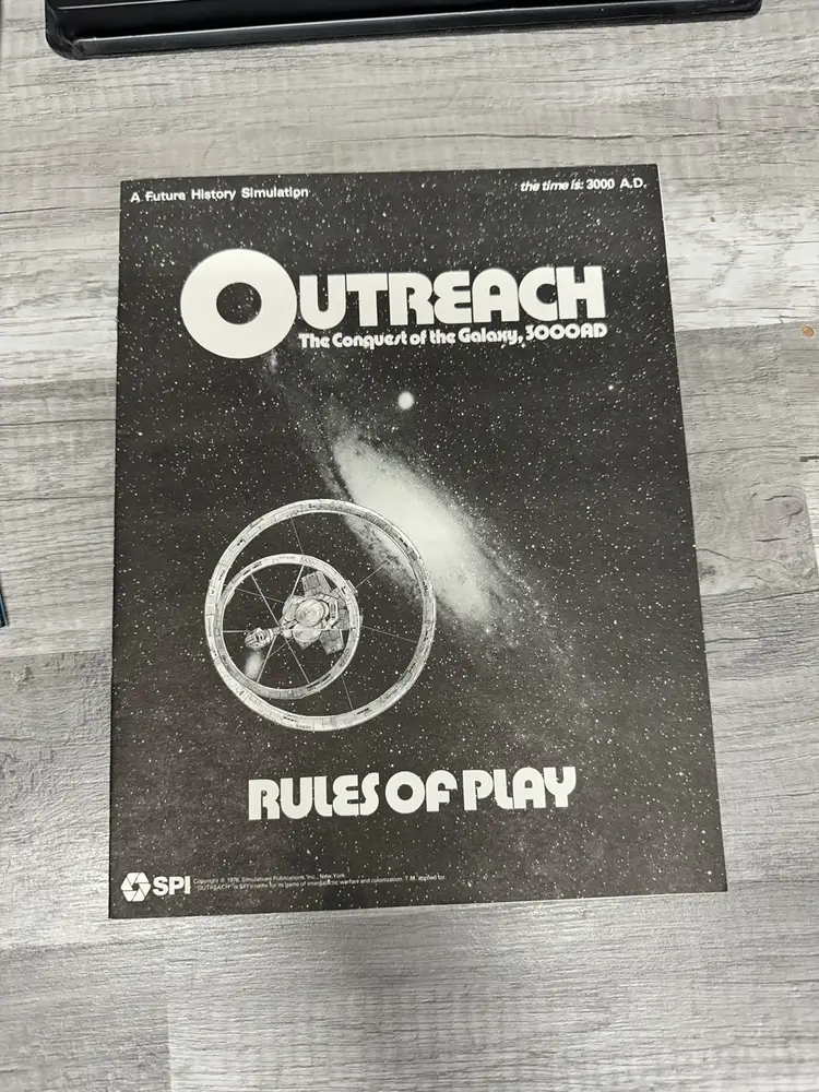 Vintage OUTREACH Board Game 1970s Completeness Unknown RARE