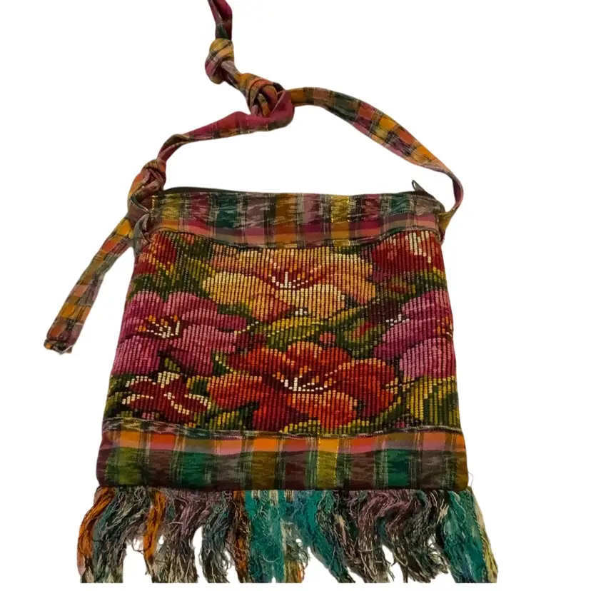 #3 - Gorgeous Vintage Huipil Hand Bag Purse