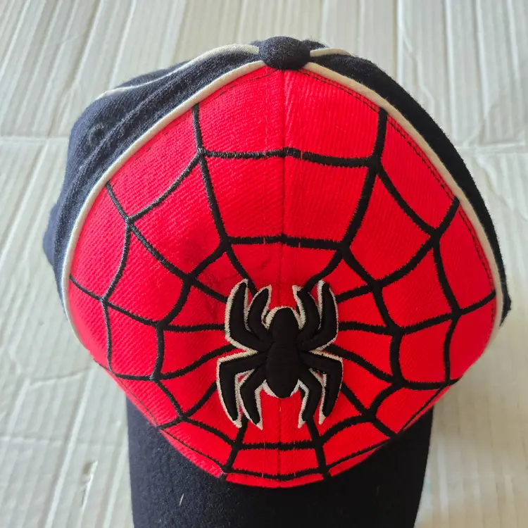 Spider Man Infant Unisex Baby Sized Baseball Cap Hat Adjustable Red Black