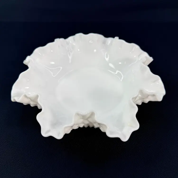 Fenton Hobnail Milk Glass Bowl