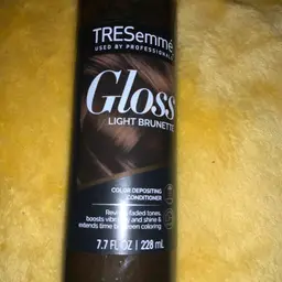 tresemme hair glass light brunette new 7.7oz
