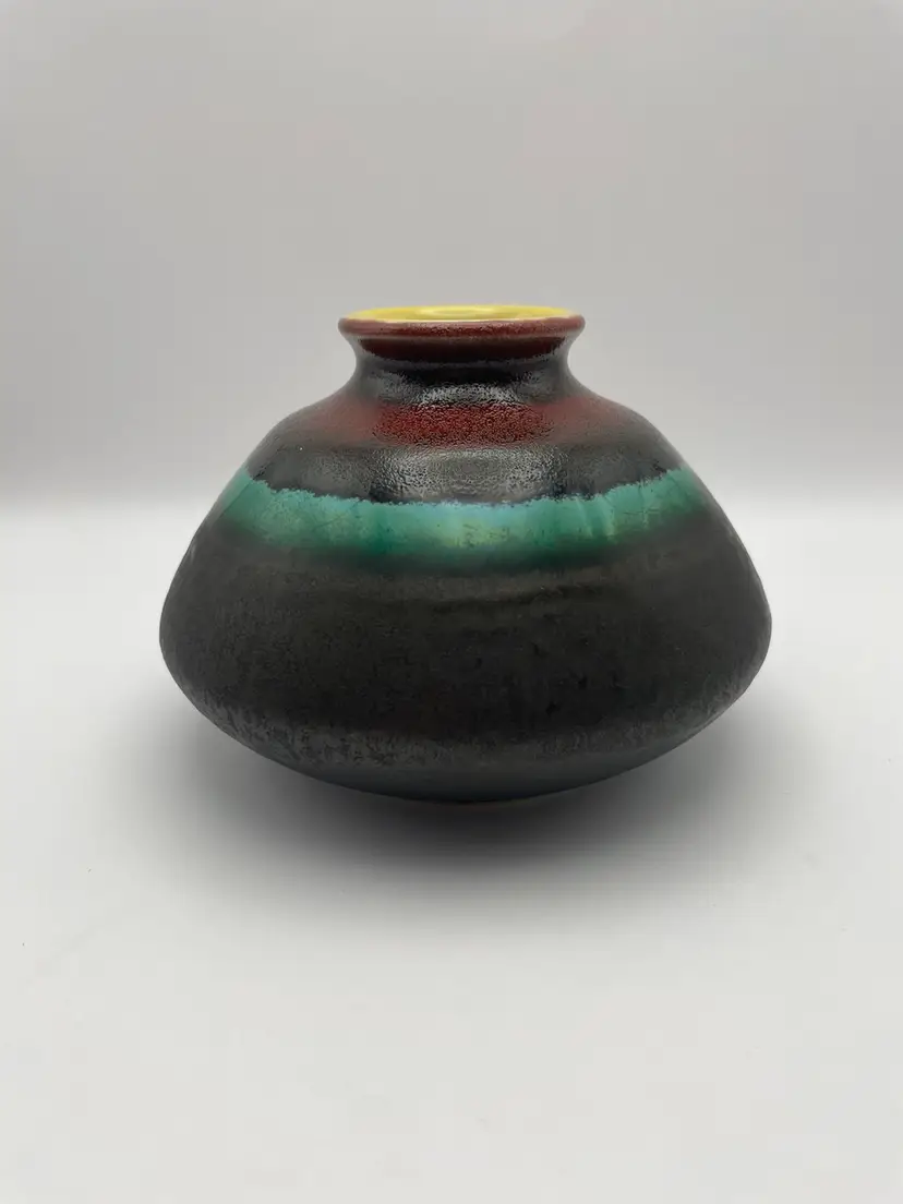 Vintage, MCM, Ceramic Vase, 134 10 Germany. Beautiful colors and in Great Condition!