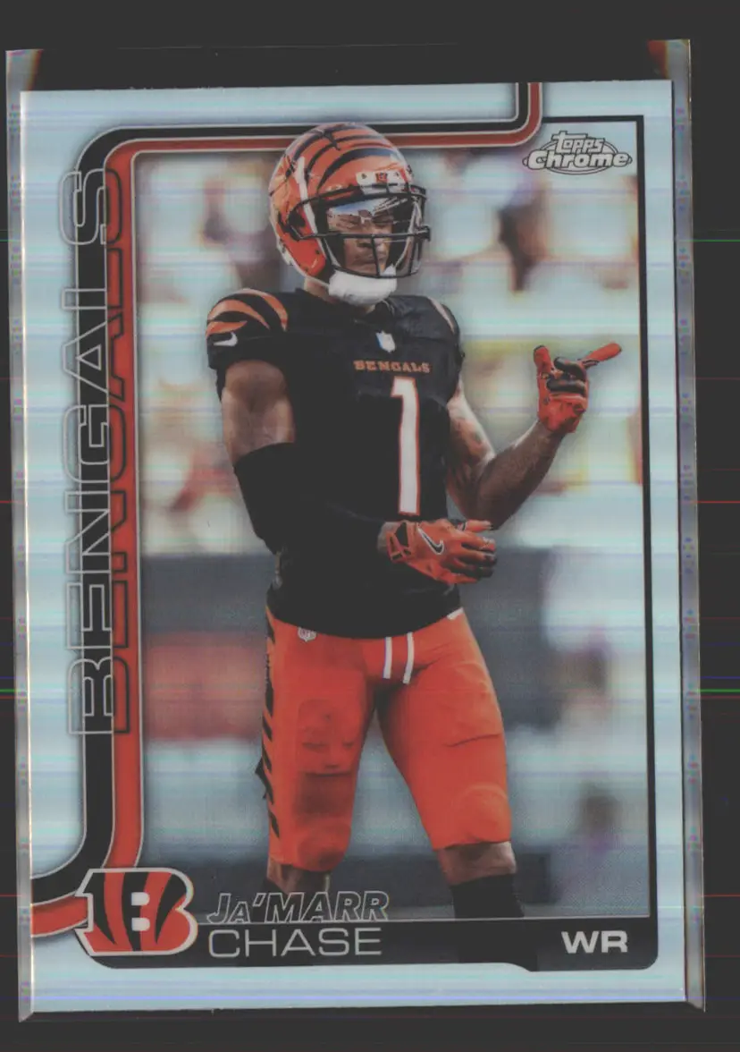 Ja'Marr Chase 2025 Topps Chrome Refractor #58 - (142) - Cincinnati Bengals