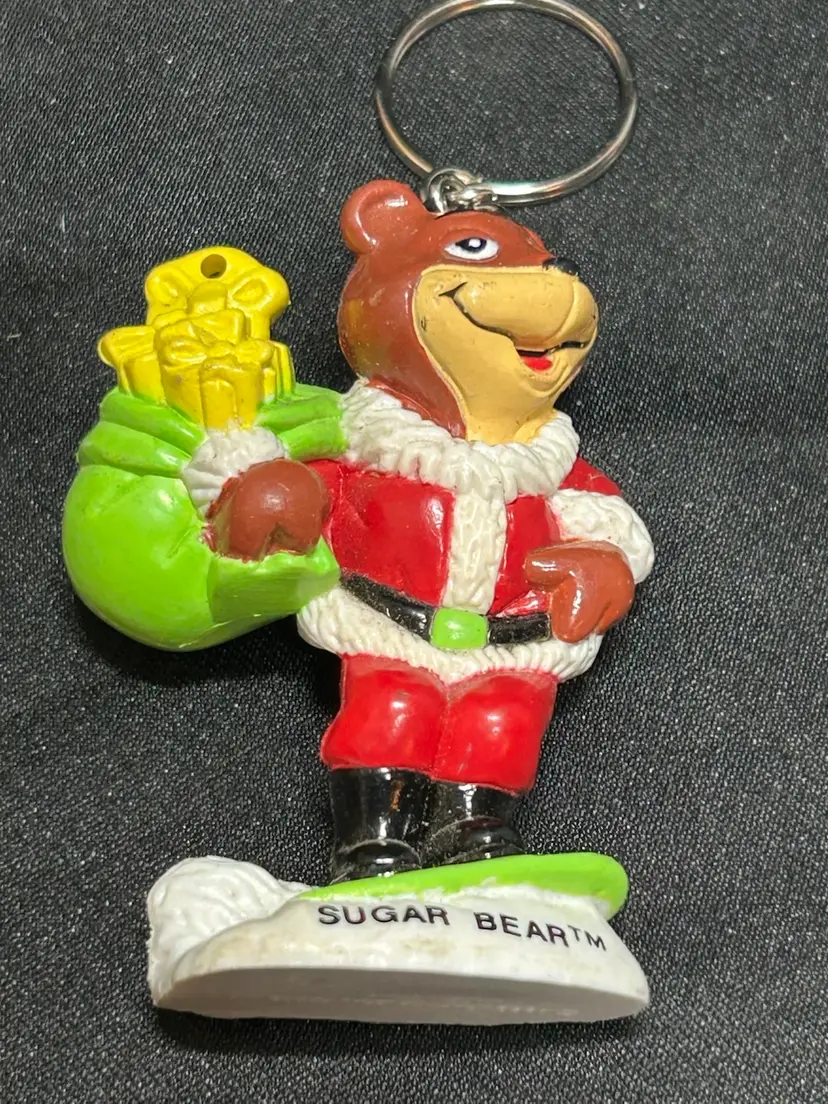 Vintage Sugar Smacks Sugar Bear Keychain