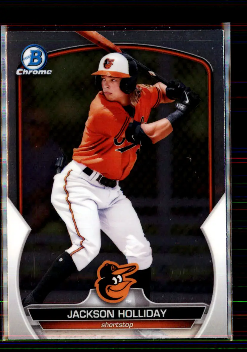 Jackson Holliday 2023 Bowman Chrome #BCP-20 - Baltimore Orioles - (147-383)