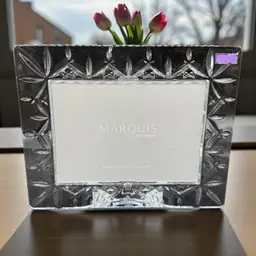 Marquis By Waterford Crystal Markham Picture Photo Frame 5 x 7 Luxury Gorgeous