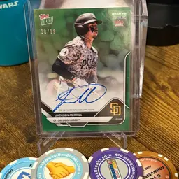 2025 Topps Now Road to Opening Day Jackson Merrill auto /99