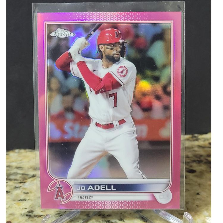 2022 Topps Chrome Pink Refractor Jo Adell #203