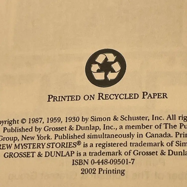 Vintage Nancy Drew Hardcover