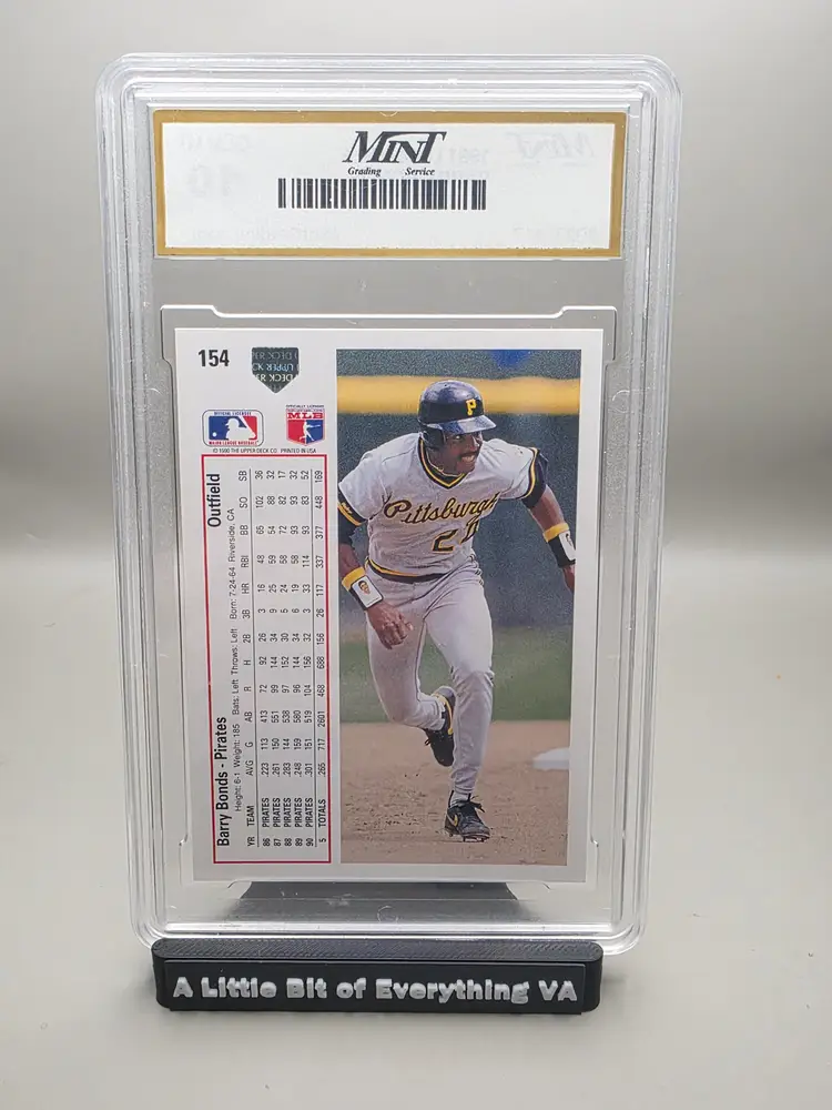#154 Barry Bonds 1991 Upper Deck MNT 10
