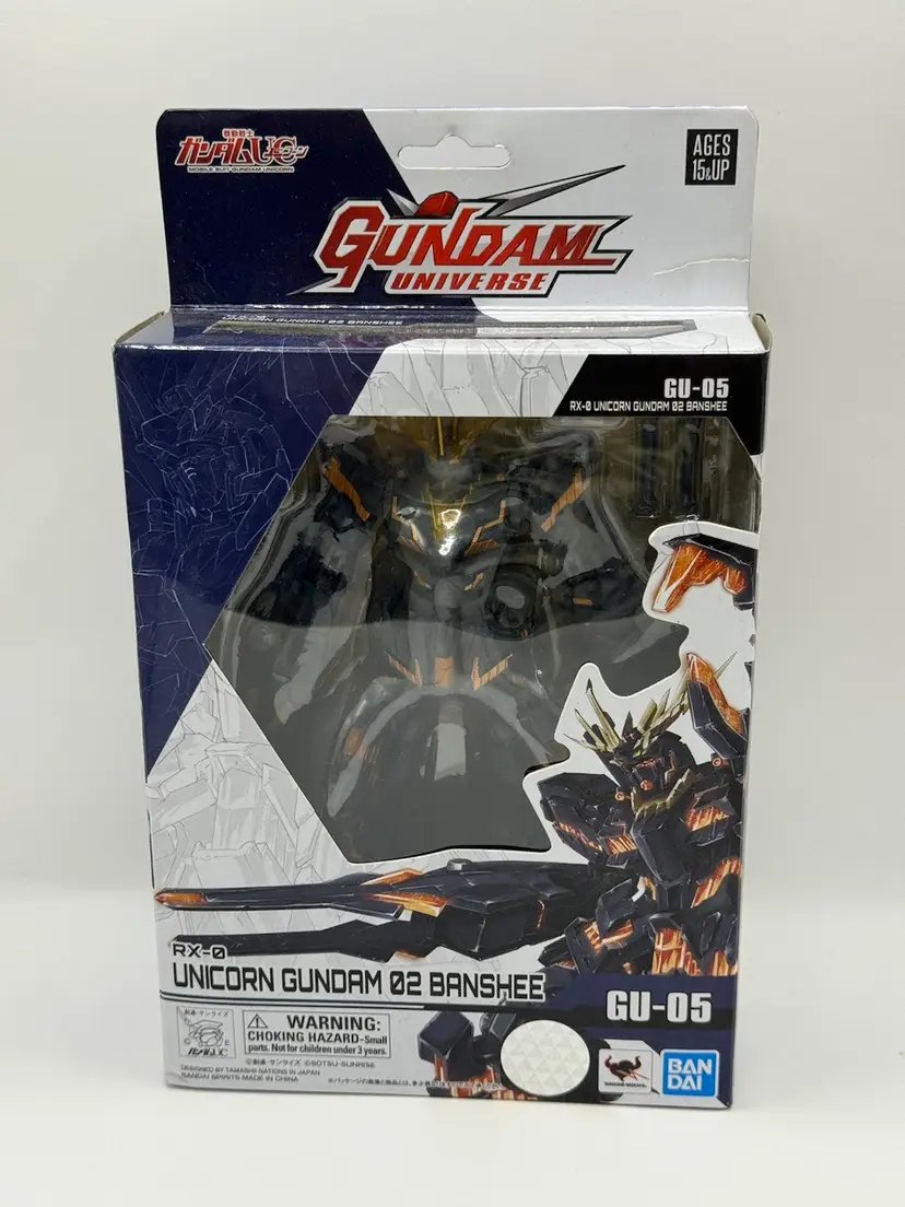 Bandai Gundam Universe RX-0 Unicorn Gundam 02 Banshee GU-05 Action Figure NIP