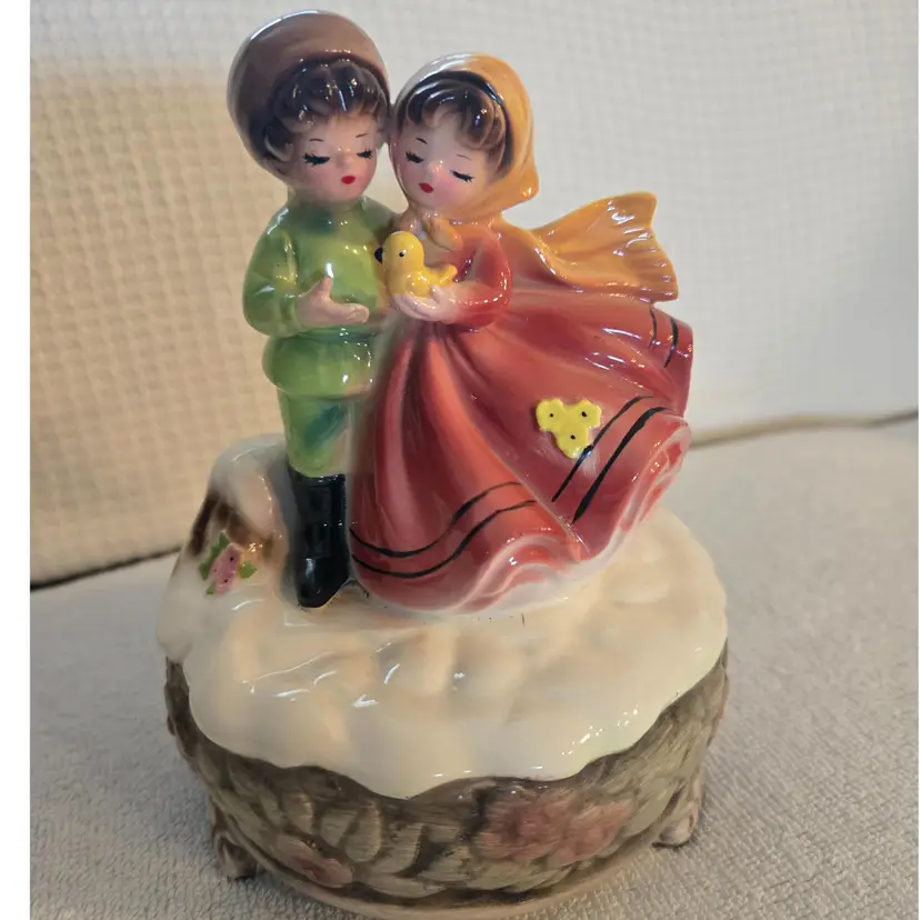 Josef Original Dancing Russian Couple Music Box Figurine