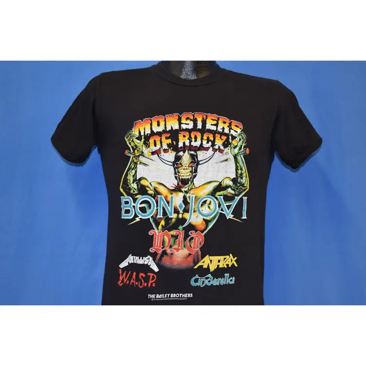 Monsters of Rock 1987 Festival Vintage t-shirt Small