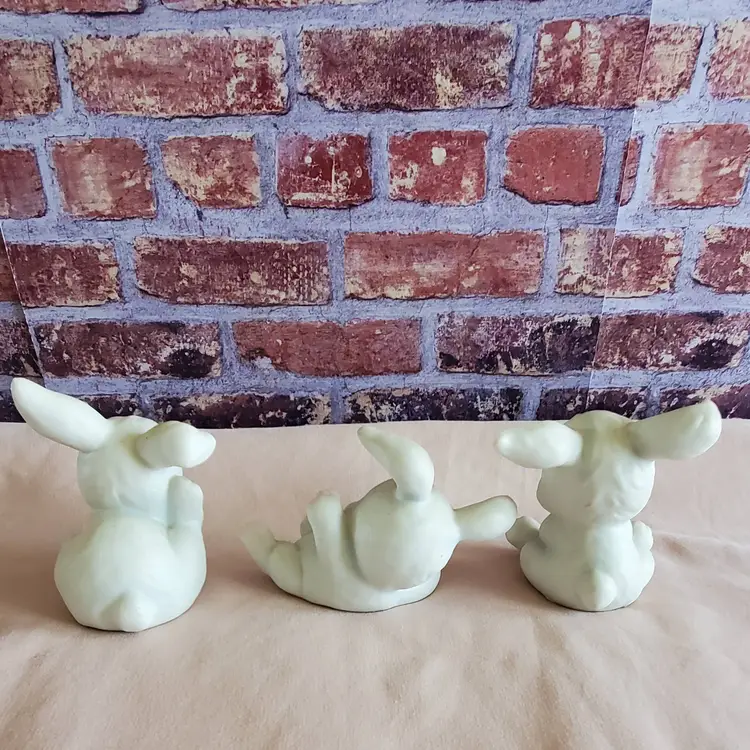 HOMCO 3.5" BUNNY RABBIT SET