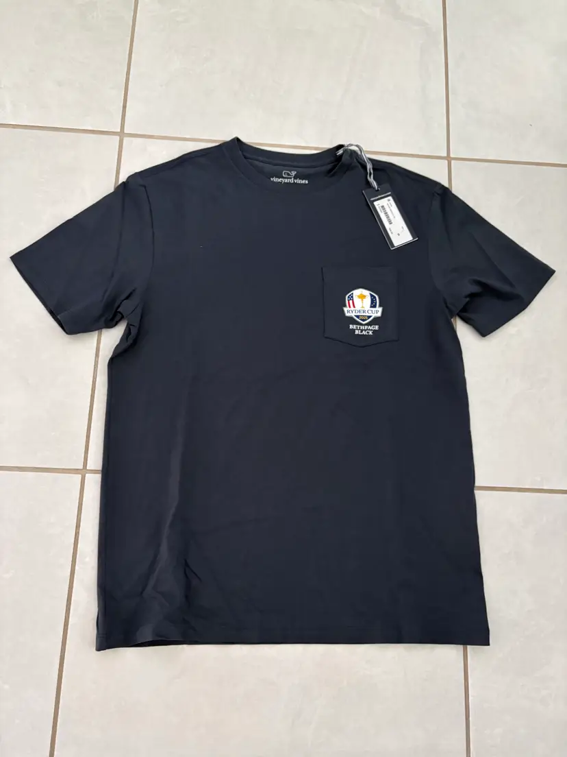 Vineyard Vines Ryder Cup 2025 Men's Tee Size Small - Navy