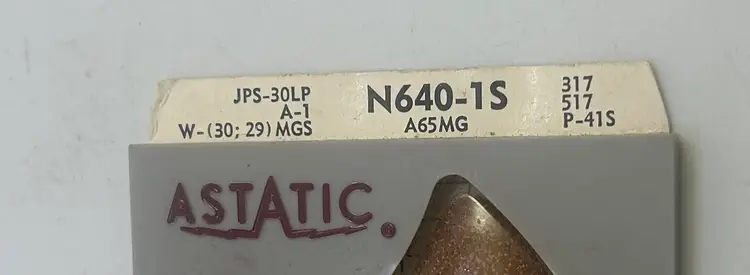 Vintage Astatic NOS Replacement Record Player Stylus/Needle N640-1S Shure