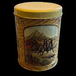 Vintage E. Cherry Sons & Co Western Tin 8oz