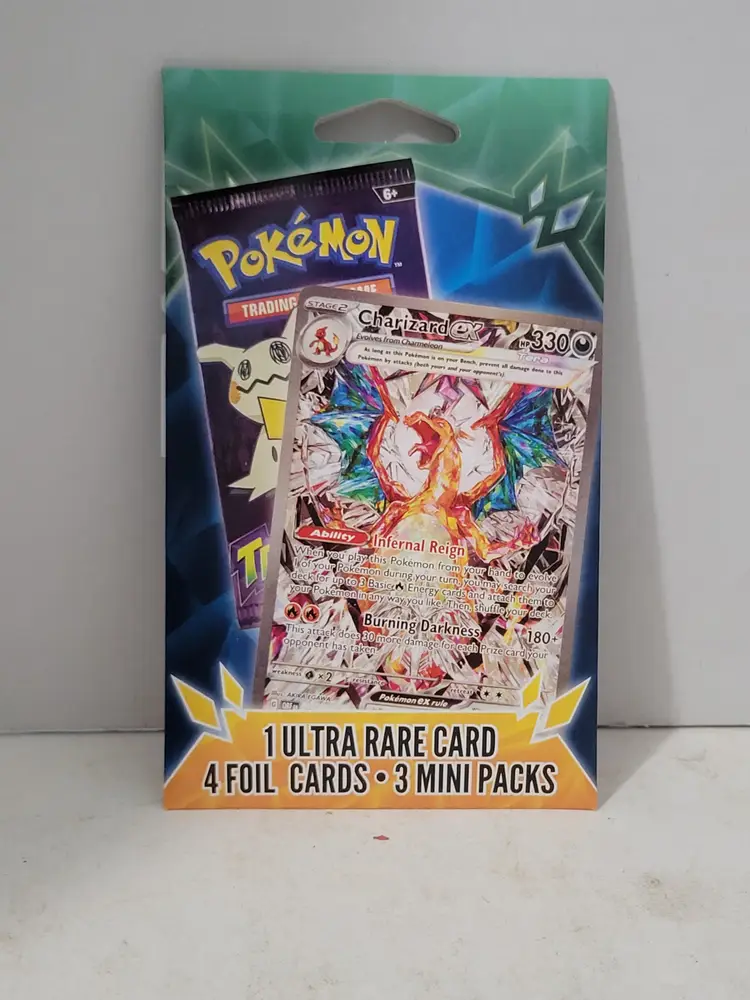 Pokemon mini Pack 3 Packs 1 Ultra Rare 4 Foil Cards
