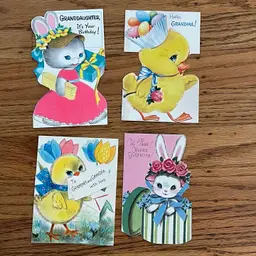 Vintage Greeting Cards- Buyers Choice