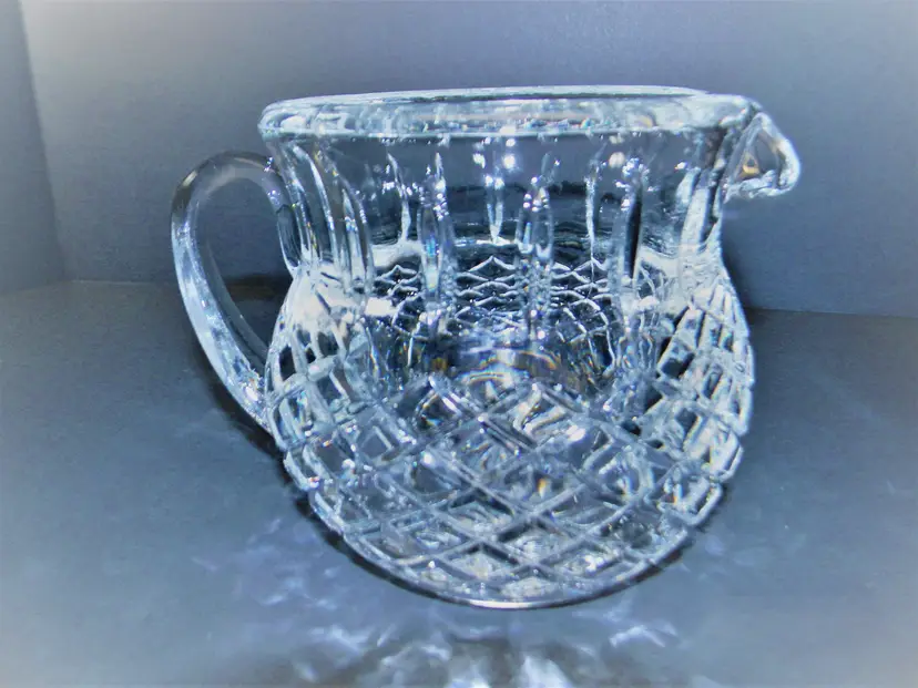 FTD Crystal Pitcher or Vase very heavy
