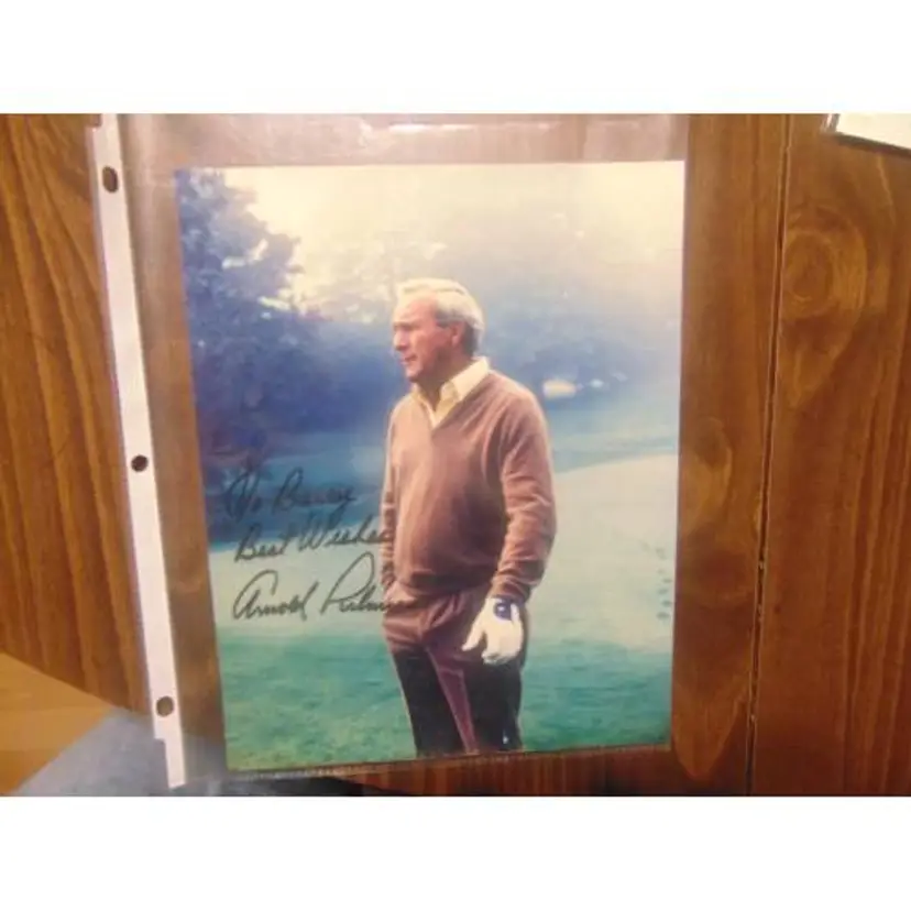 8x10 signed/autographed photo-arnold palmer-pga-hof-look!golf
