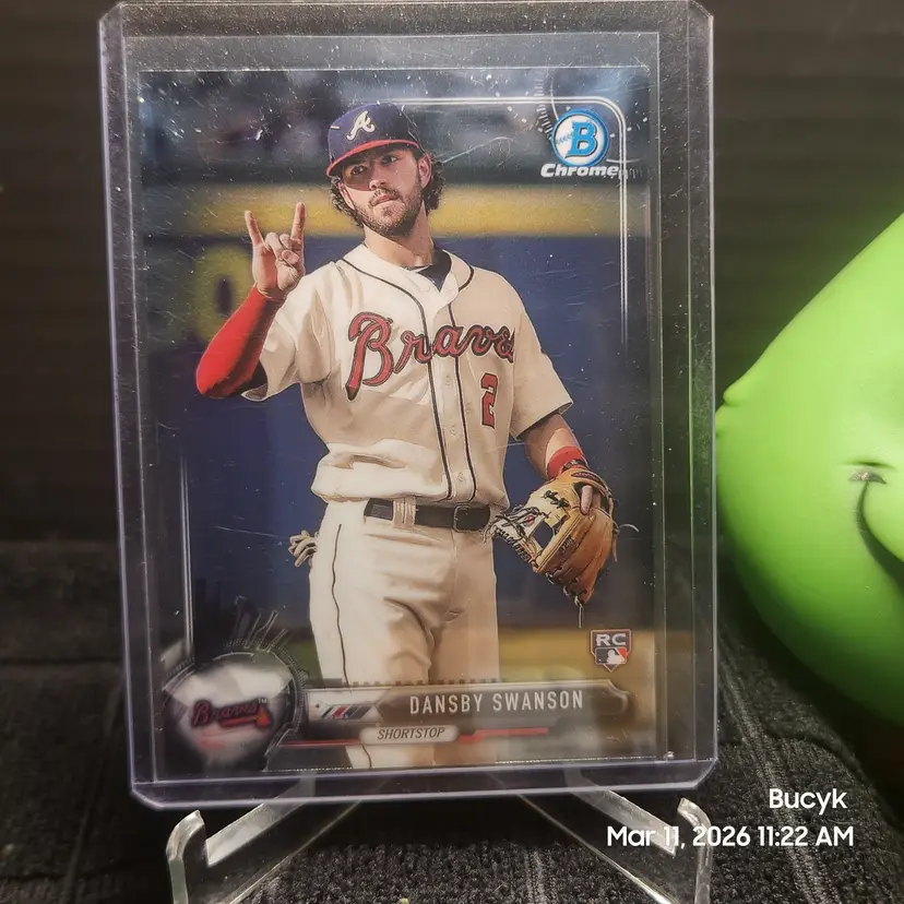 2017 Bowman Chrome - Dansby Swanson Atlanta Braves