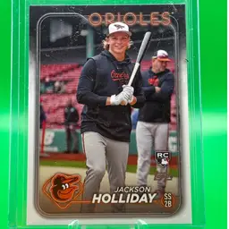 Jackson Holliday 2024 Topps Complete Set Image Variation RC Baltimore Orioles