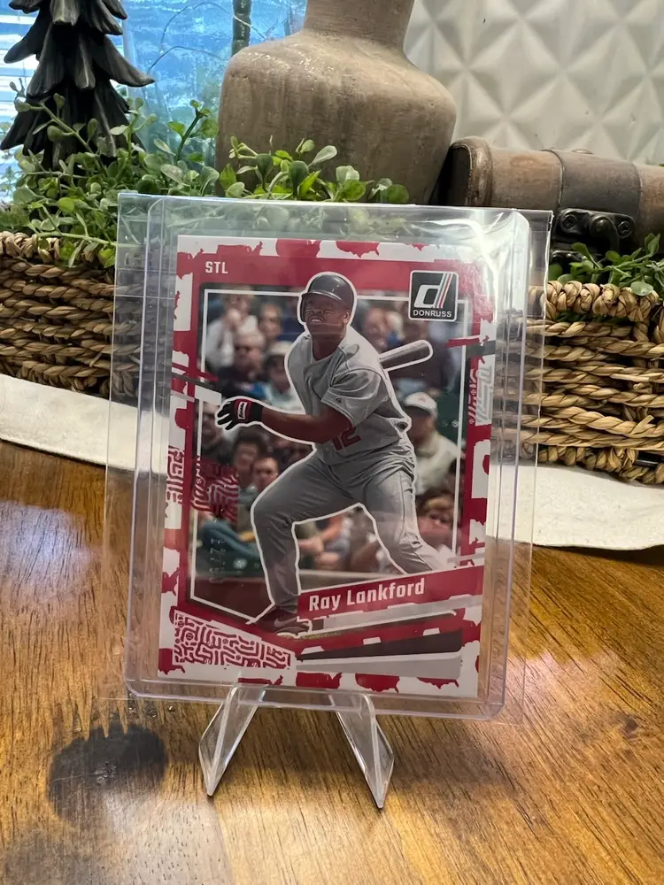 2023 Donruss Ray Lankford America Border 12/50.