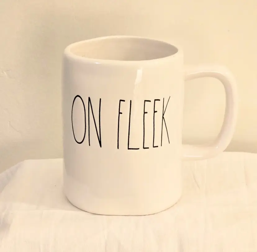 Rae Dunn ON FLEEK Ceramic Coffee Mug - Collectors Mug