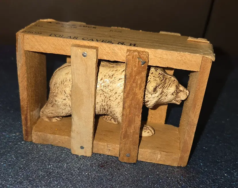 1950s-1960s "Good Luck Bear" from Polar Caves, NH