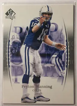 2003 SP AUTHENTIC #18 PEYTON MANNING COLTS MT/NRMT HOF