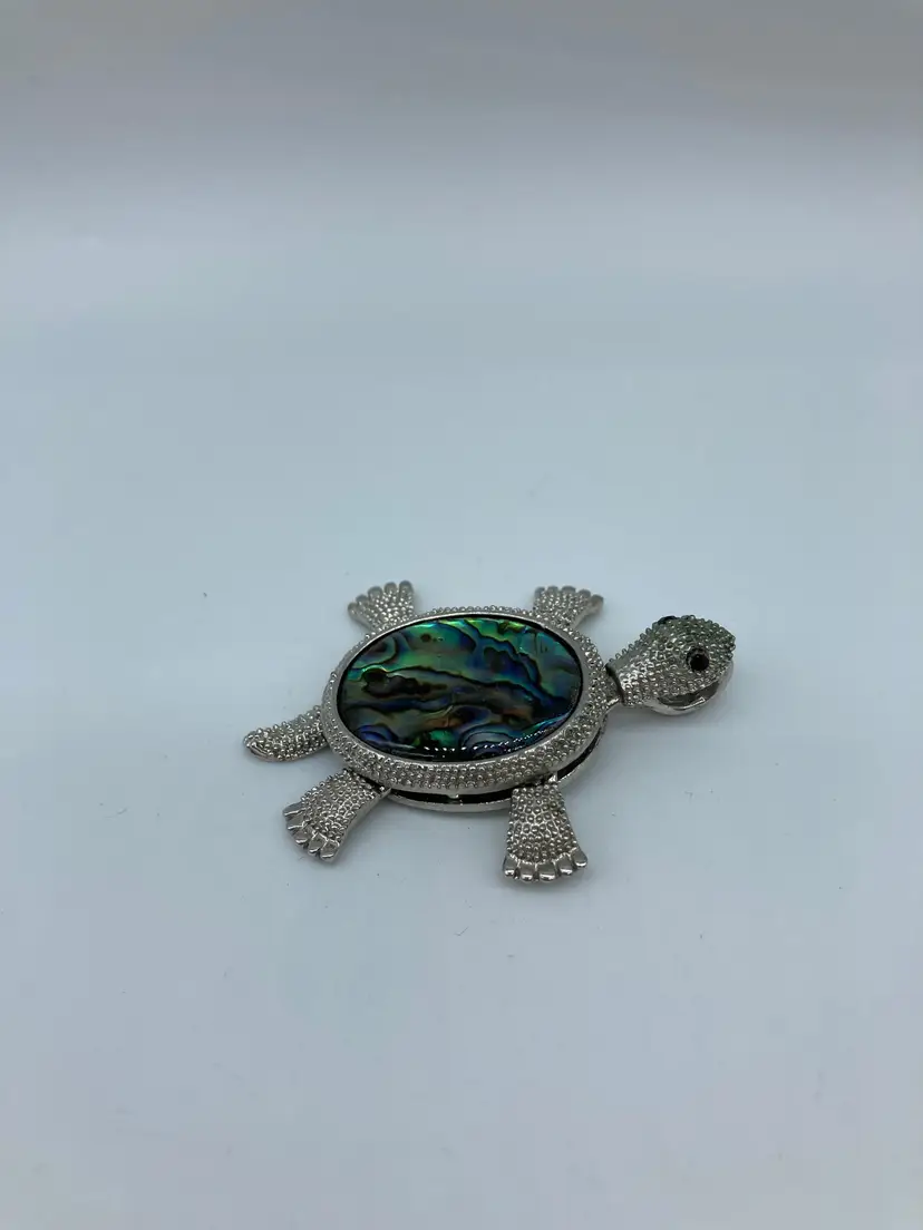 Abalone Turtle Pendant, Sku#M891 Aloha Pearls Hawaii