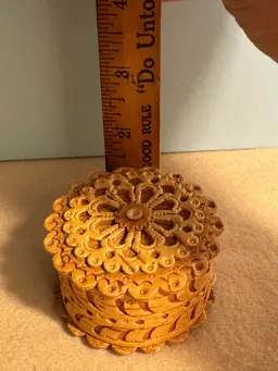 Contemporary Wooden Box- Lid Doesn’t Come off