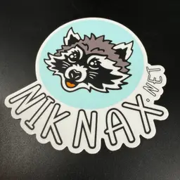 Niknax Promotional Sticker 4"