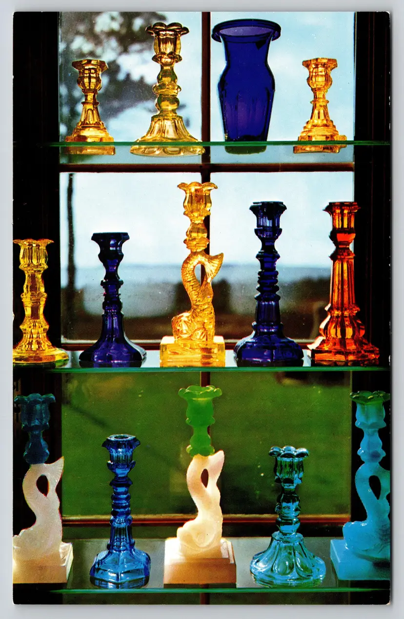 Colorful Genuine Sandwich Glass Sandwich Glass Museum and Historical Society Massachusetts - 9701