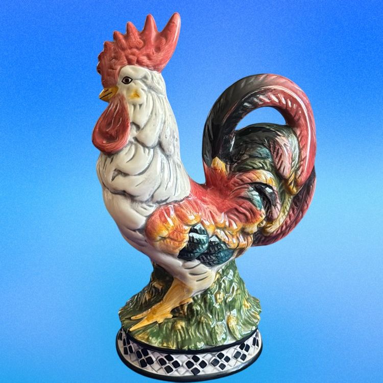 1998 CBK LTD Hand Painted Ceramic Rooster