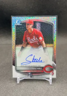 Steele Hall 2025 Bowman Draft Chrome Mega Box Mojo Autograph