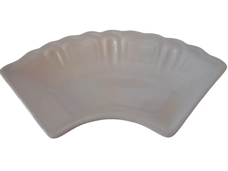 4 Replacement Server Dish Sectional Lazy Susan Inserts California Pottery USA