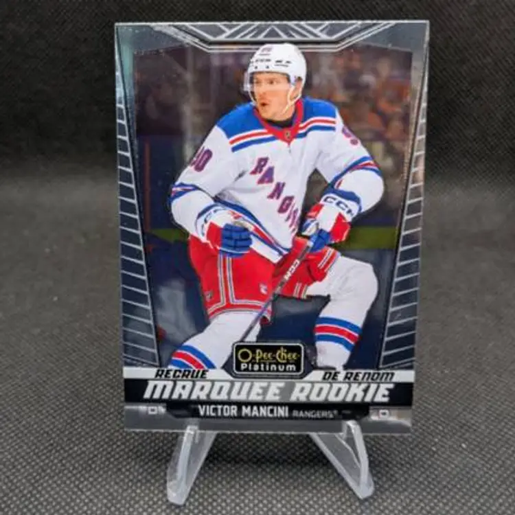 Victor Mancini 2024-25 O-Pee-Chee Platinum Marquee Rookie RC #275 - New York Rangers