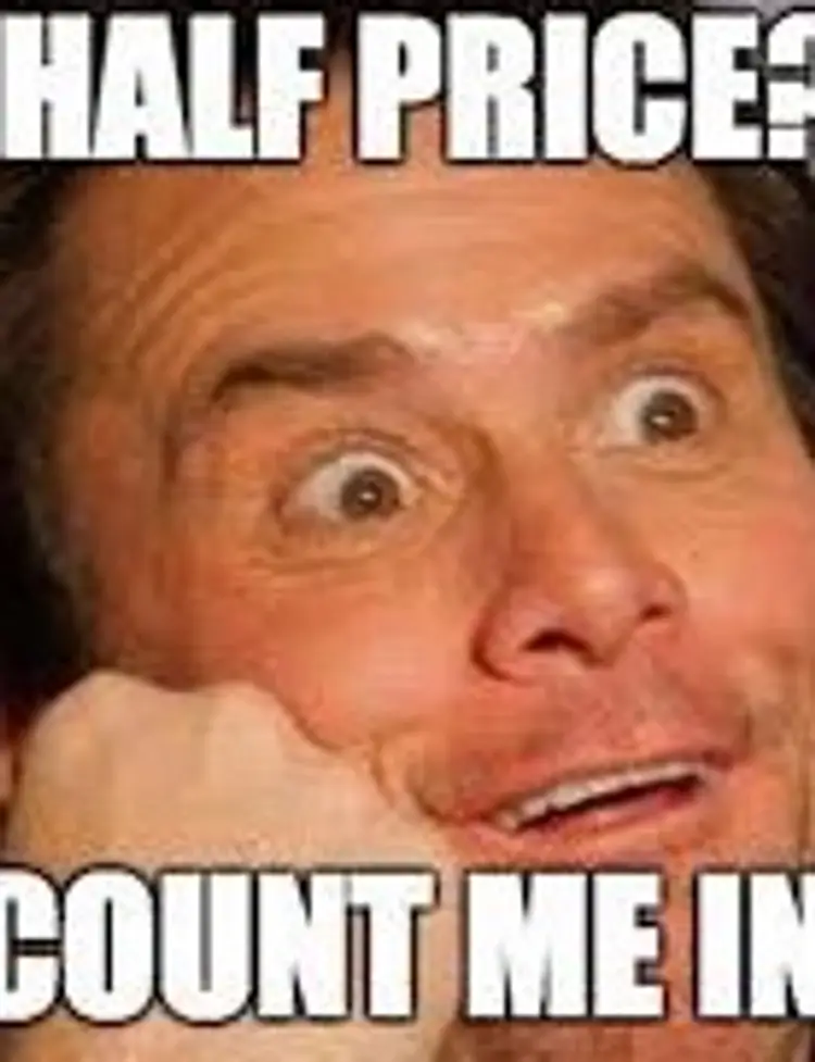 Spring Sale! 1/2 Off Listed Prices In STORE!