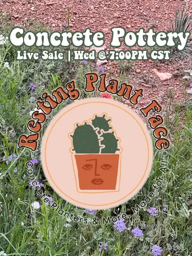 Sealed Concrete Pottery Live Sale!