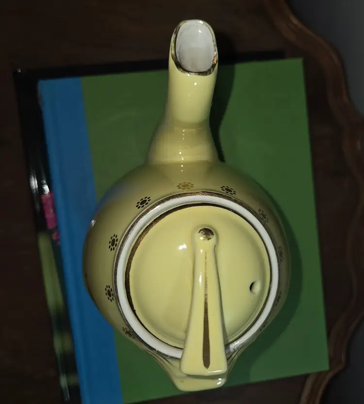 Vintage Hall Stamped Sundial Tea Pot