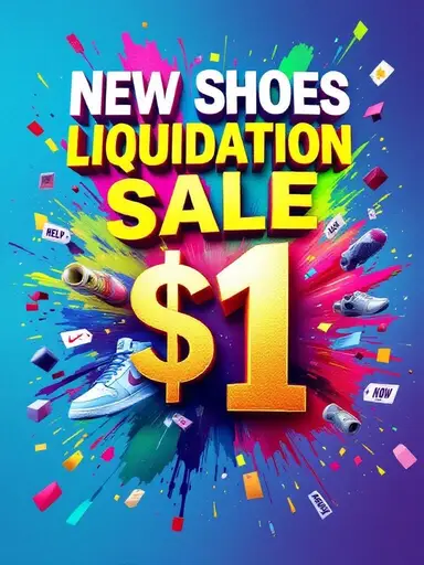 New Shoes liquidation Sale $1 Random Pulls 