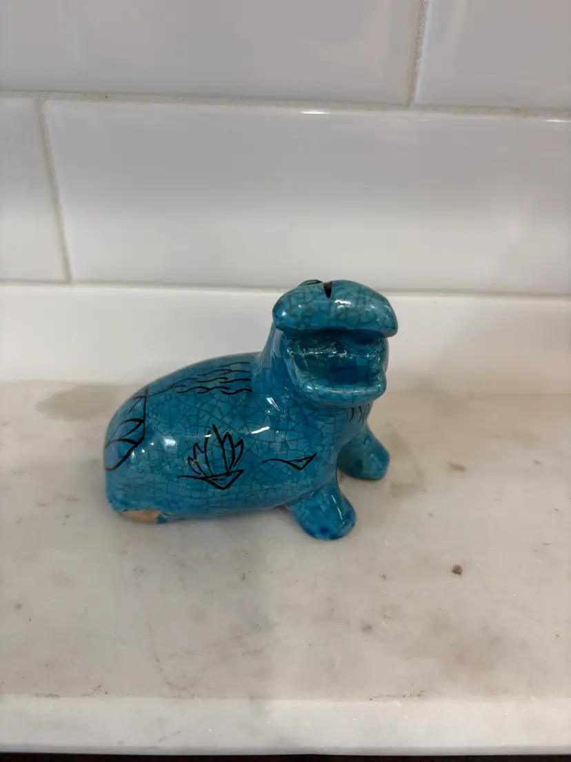 Metropolitan Museum of Art Blue William The Hippo Egyptian Pottery Figurine