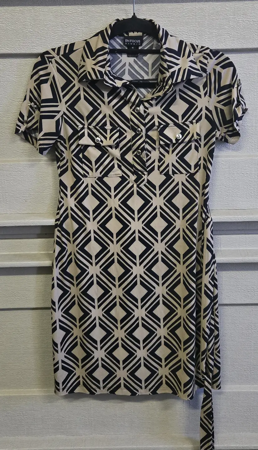 Enfocus Studio Women's Short Cap Sleeve Dress Size 4