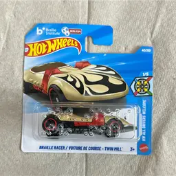 Hot Wheels Short Card 2026 B Case Braille Racer Twin Mill #1/5 HW All Drivers Welcome